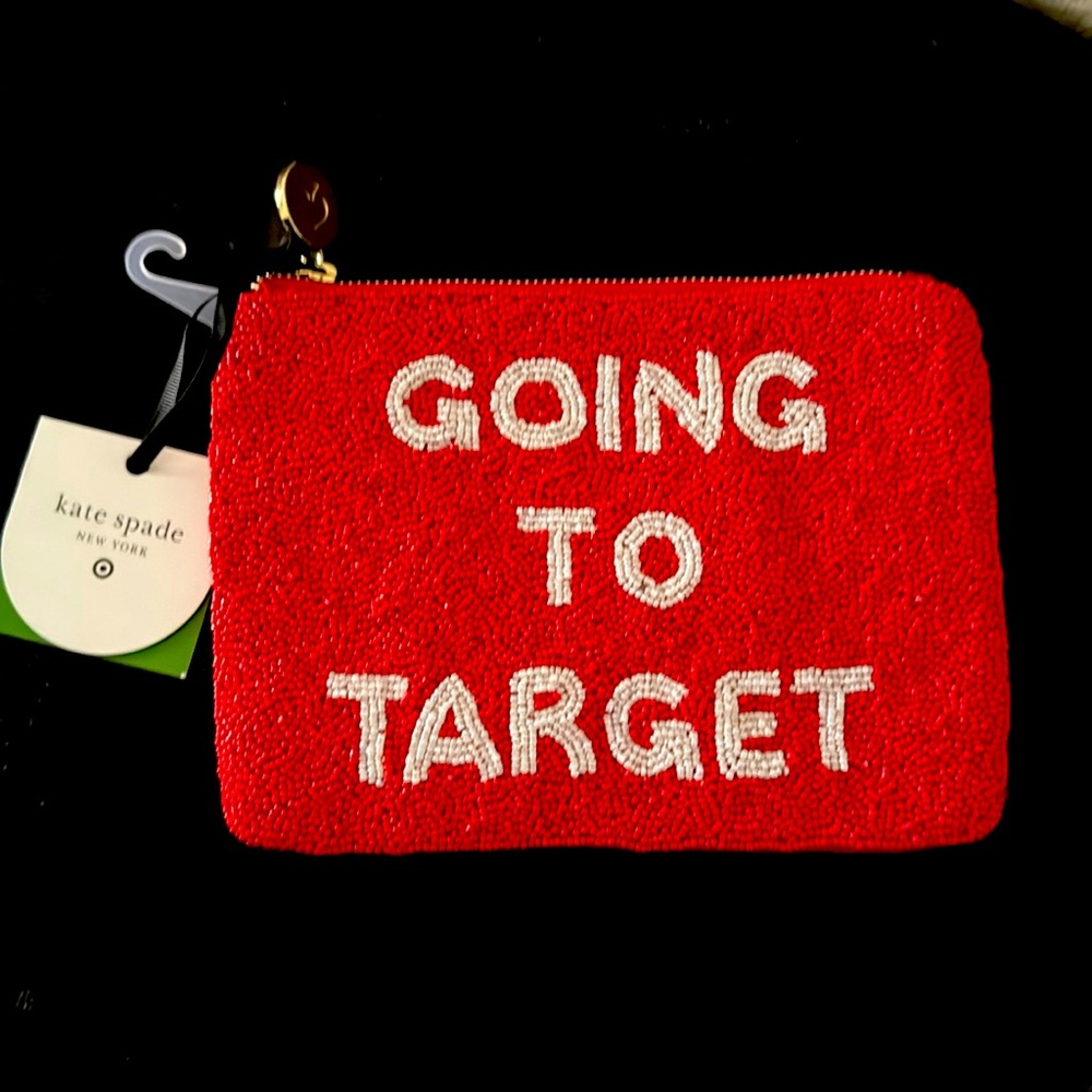 Going to Target Beaded Clutch - kate spade new york x Target Red/White
